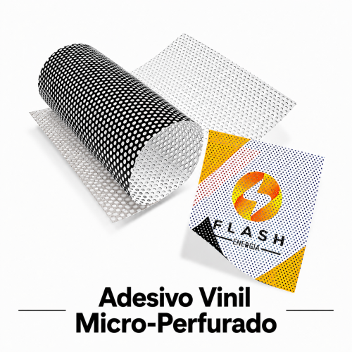 Adesivo Vinil Micro-Perfurado