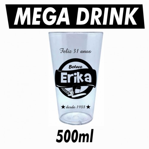 Copo Mega Drink Personalizado 500ml