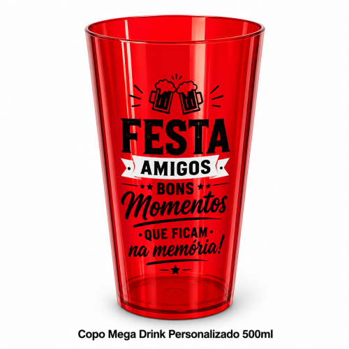 Copo Mega Drink Personalizado 500ml