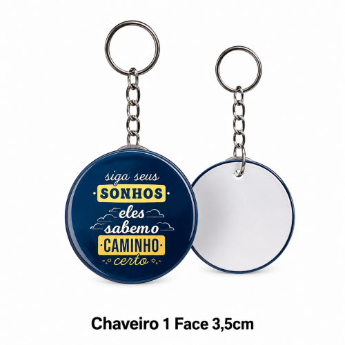 Chaveiro 1 Face 3,5cm