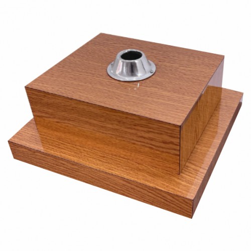 Base 1 Furo com Revestimento Cerejeira 