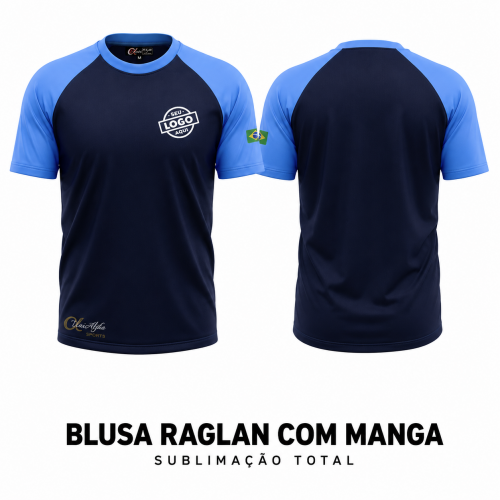 Blusa Raglan com Manga 