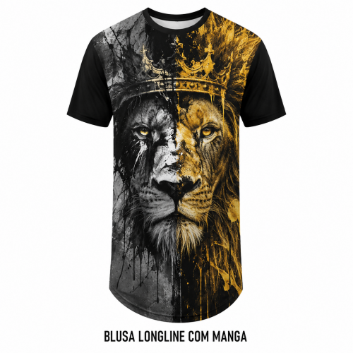 Blusa Longline com Manga 